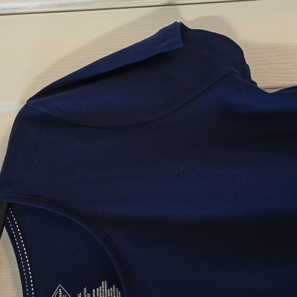 ST. JOHN'S BAY WOMENS PLUS SIZE NAVY BLUE SHORT SLEEVE TEE-SHIRT TOP SIZE XXL - Picture 7 of 13